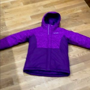 Girls purple Columbia ski coat size large